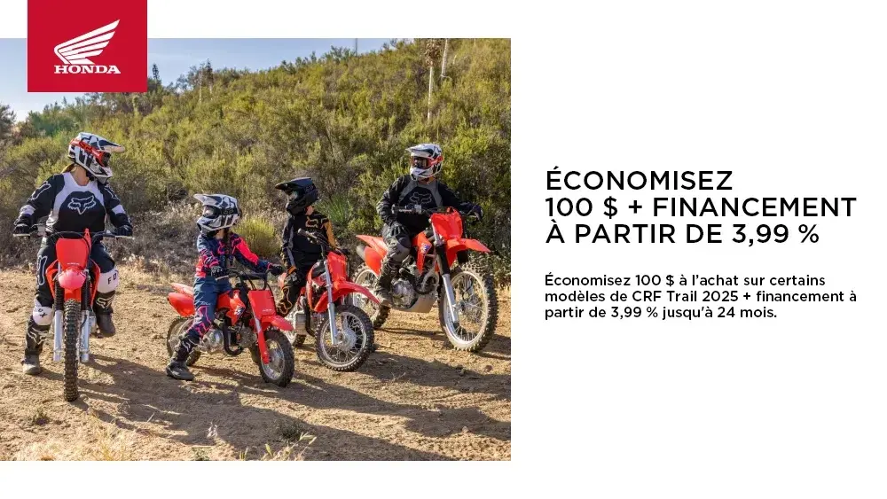 Honda – CRF Trail 2025 – Offre 2025