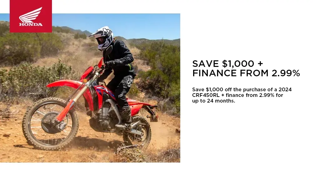 Honda – 2024 CRF450RL – 2025 Offer