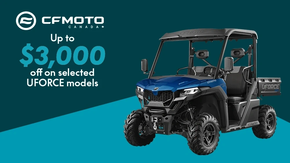 Up to $3,000 off on our selected UFORCE models alt