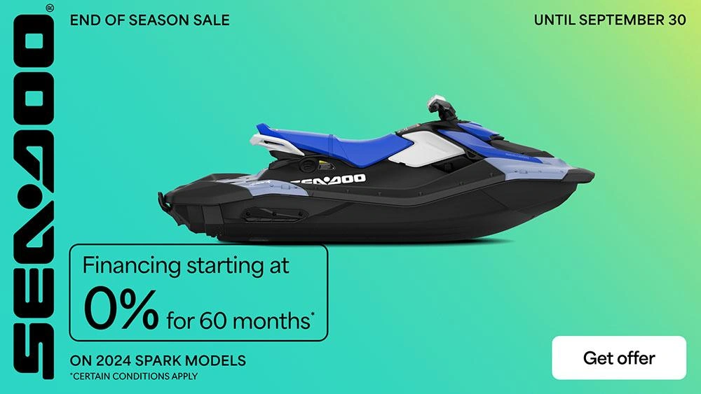 Get financing starting at 0% for 60 months on selected 2024 Spark models alt