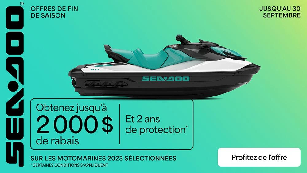 Obtenez jusqu'à 2 000 $ de rabais et 2 ans de garantie sur tous les modèles 2023 alt
