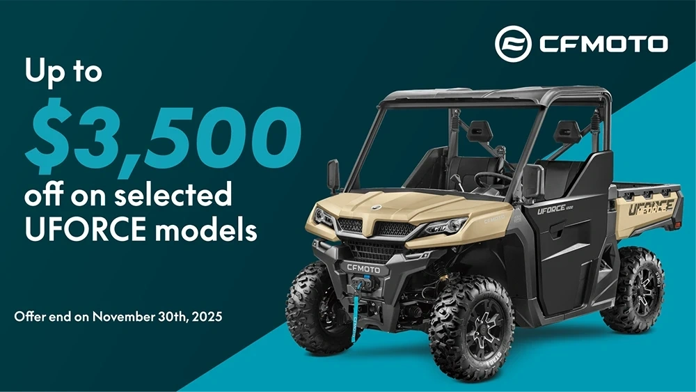 Up to $3,500 off on our selected UFORCE models alt