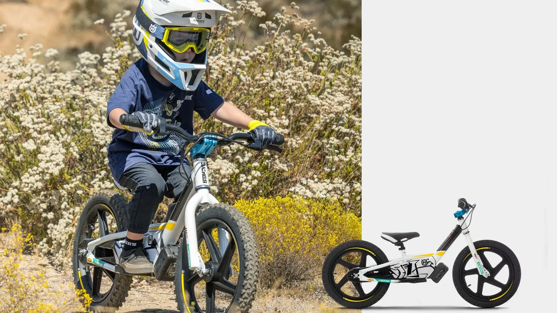 La joie des premiers tours de roues.