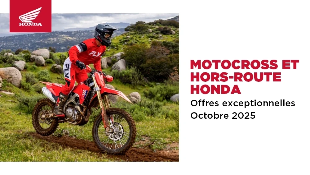 Motocross / Hors-route Honda – Offres exceptionnelles alt