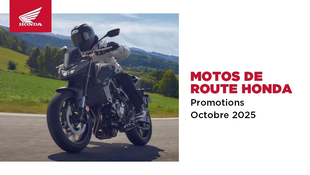 Motos de route Honda– Promotions octobre 2025 alt