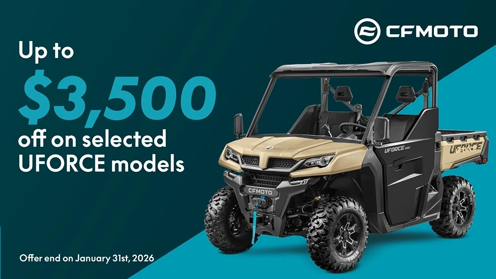 Up to $3,500 off on our selected UFORCE models alt