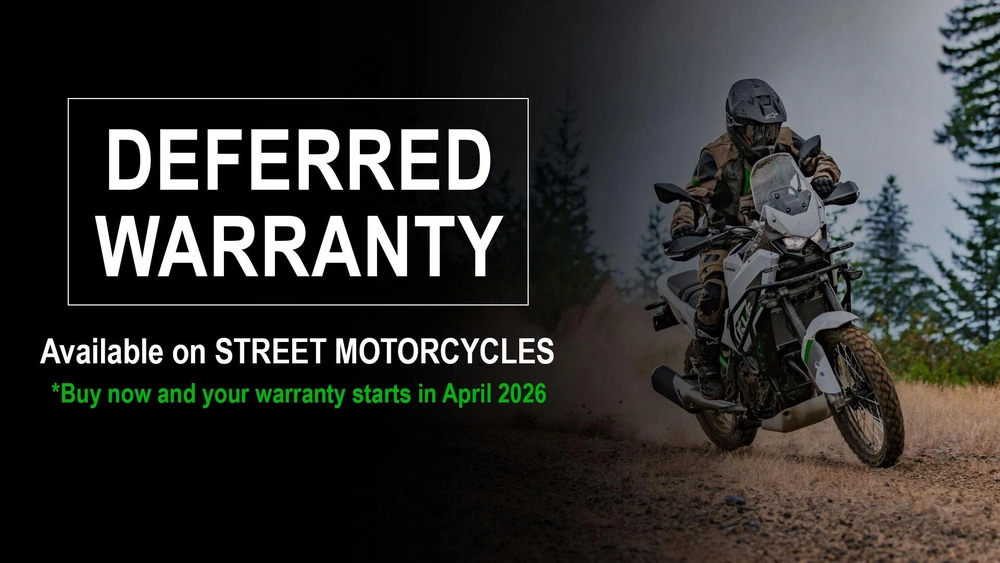 Kawasaki Deferred Warranty - Street Motorcycles alt