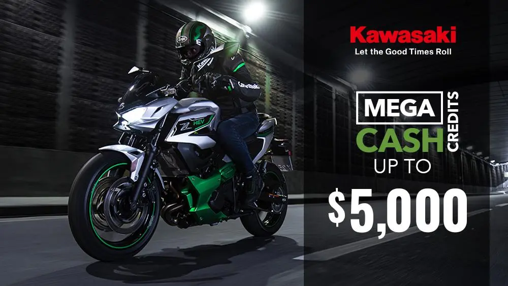 Get your Kawasaki now while supplies last!