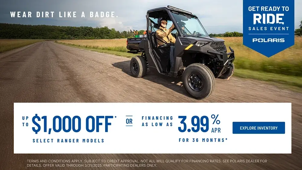 Get Ready to Ride Sales Event RANGER