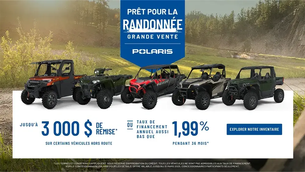 Prêt pour la randonnée Grande Vente