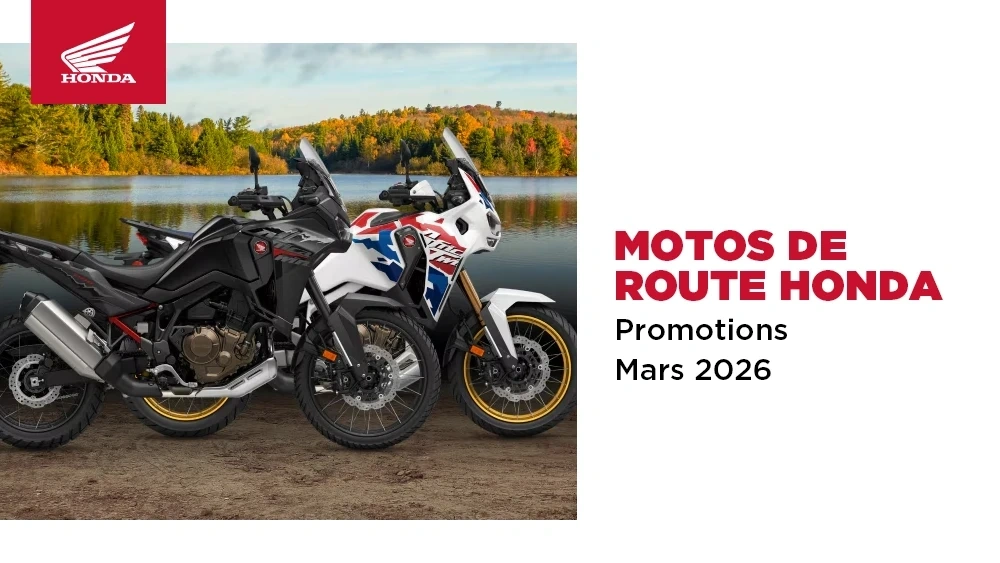 Motos de route Honda– Promotions mars 2026 alt