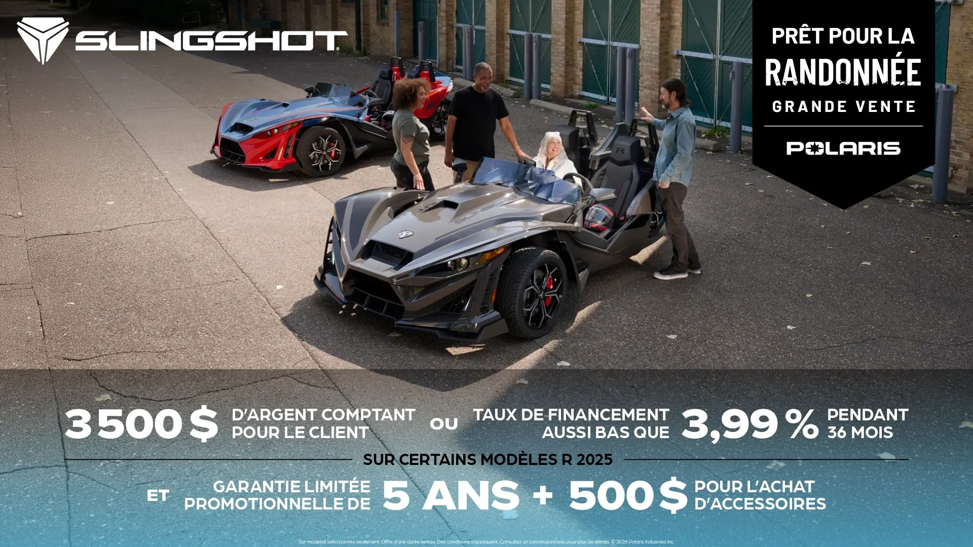 Prêt pour la randonnée - 3 500 $