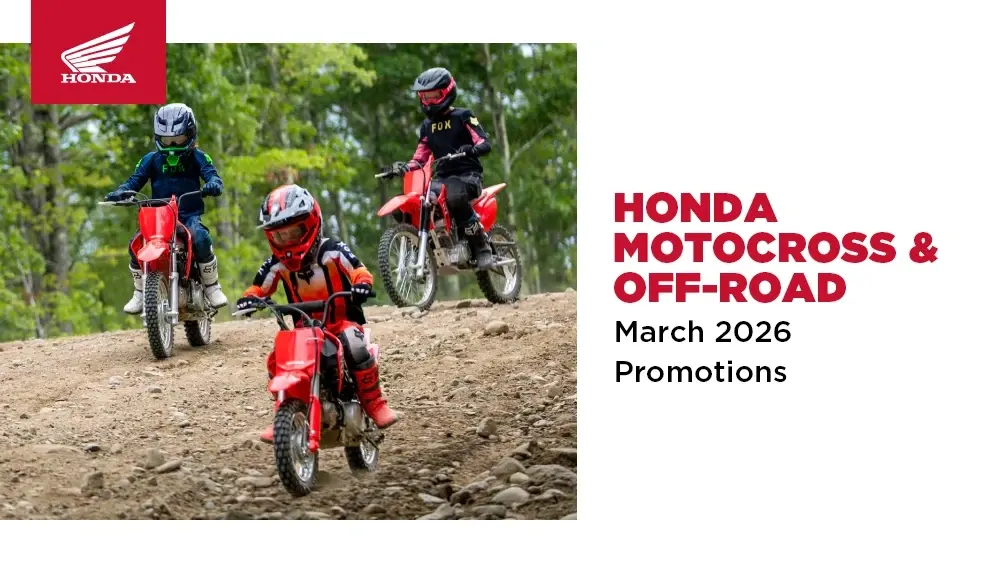 Honda Motocross / Off-Road – Exceptional Offers