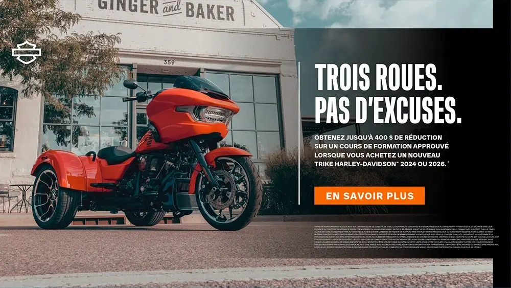 TROIS ROUES.PAS D'EXCUSES.