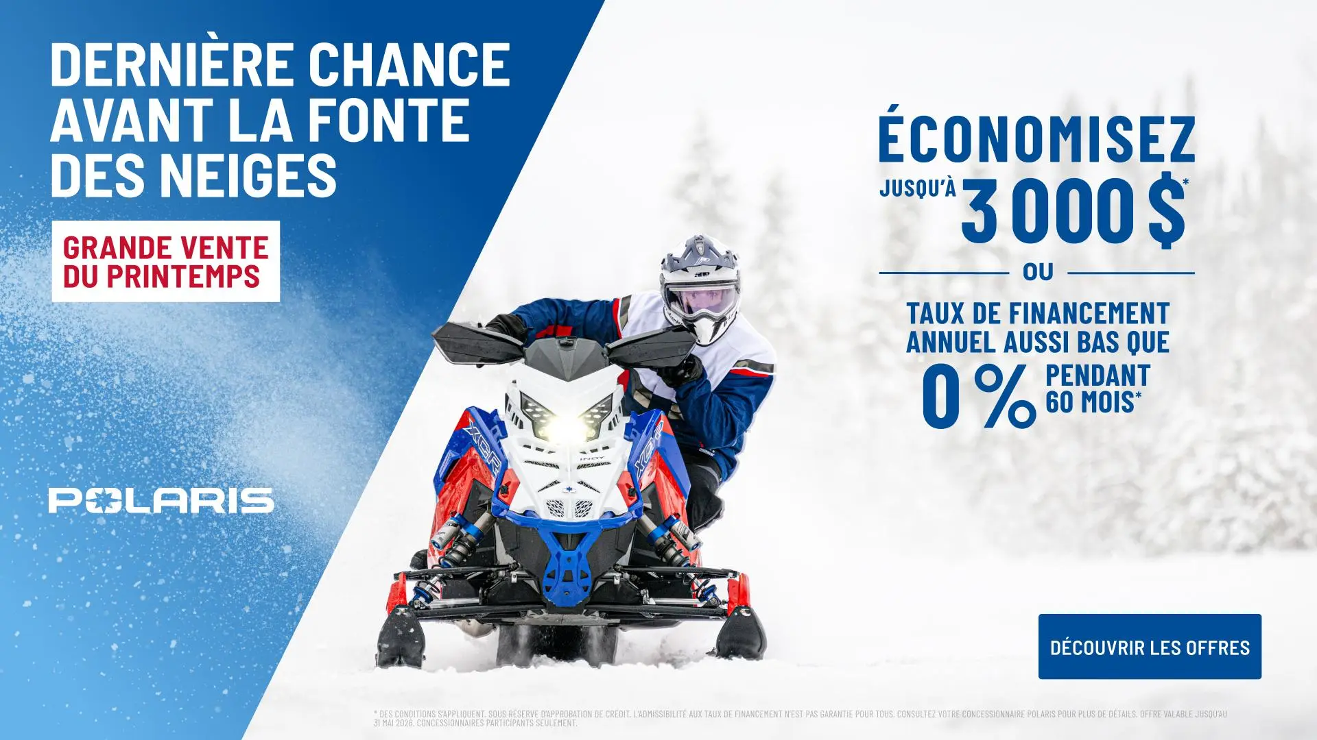 Dernière chance avant la neige.