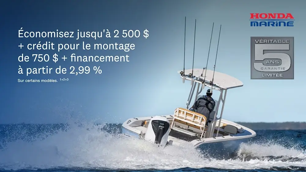 Honda Marine - Prenez le Large avec Puissance – et Économies !