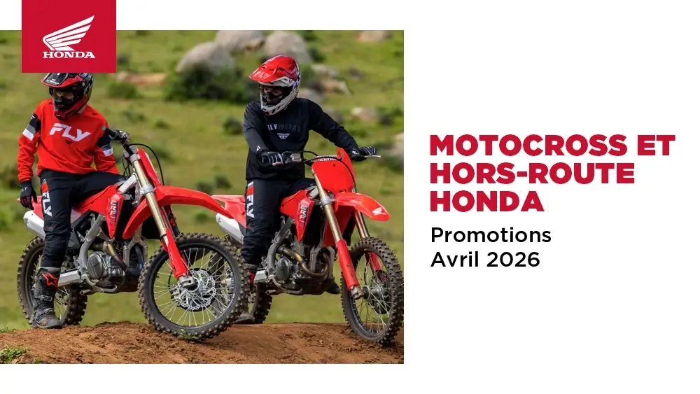 Motocross / Hors-route Honda – Offres exceptionnelles