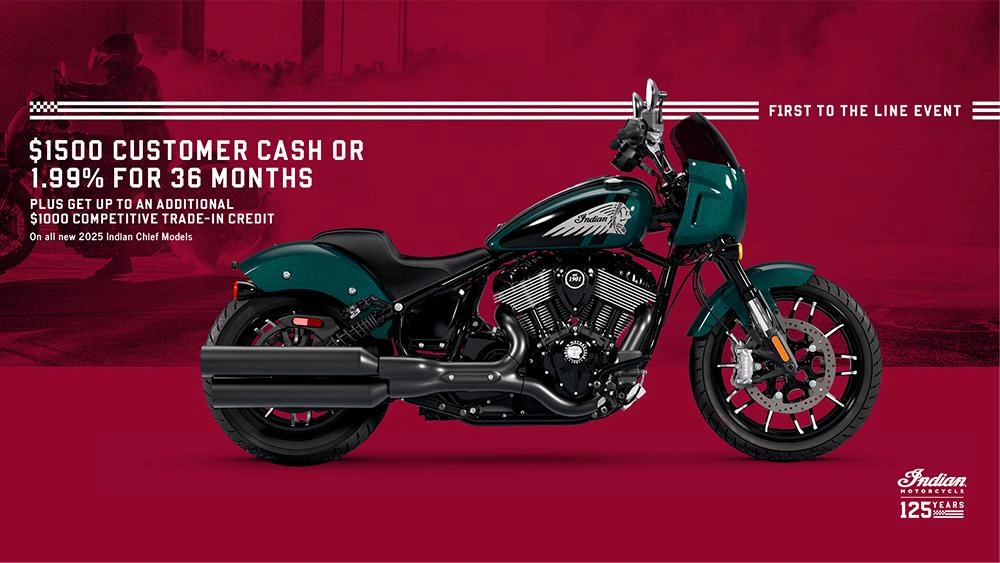 Promotion: Get up to $1500 Customer Cash or 1.99% for 36 months on select 2025 Chief Models alt