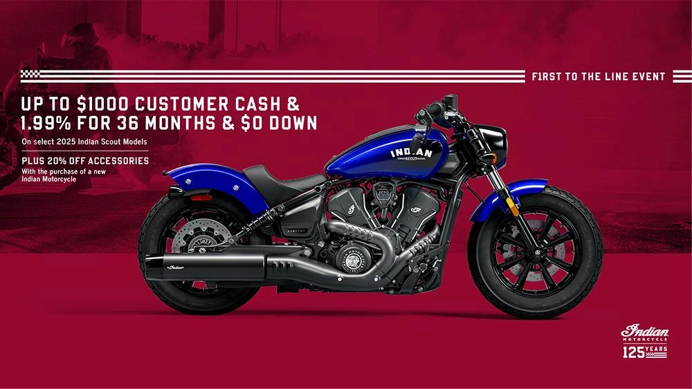 Promotion: Get up to $1000 Customer Cash and 1.99% for 36 months on select 2025 Scout Models alt
