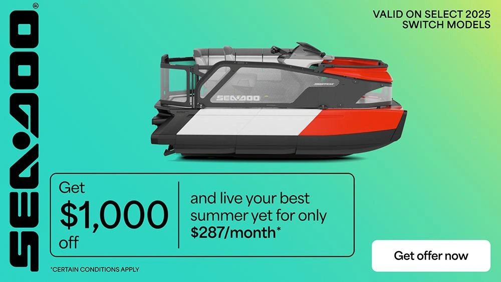 Rebates up to 1,000 off and pay only 287$/month on select 2025 Switch models alt