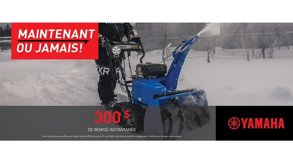 Souffleuse à neige – Maintenant ou jamais