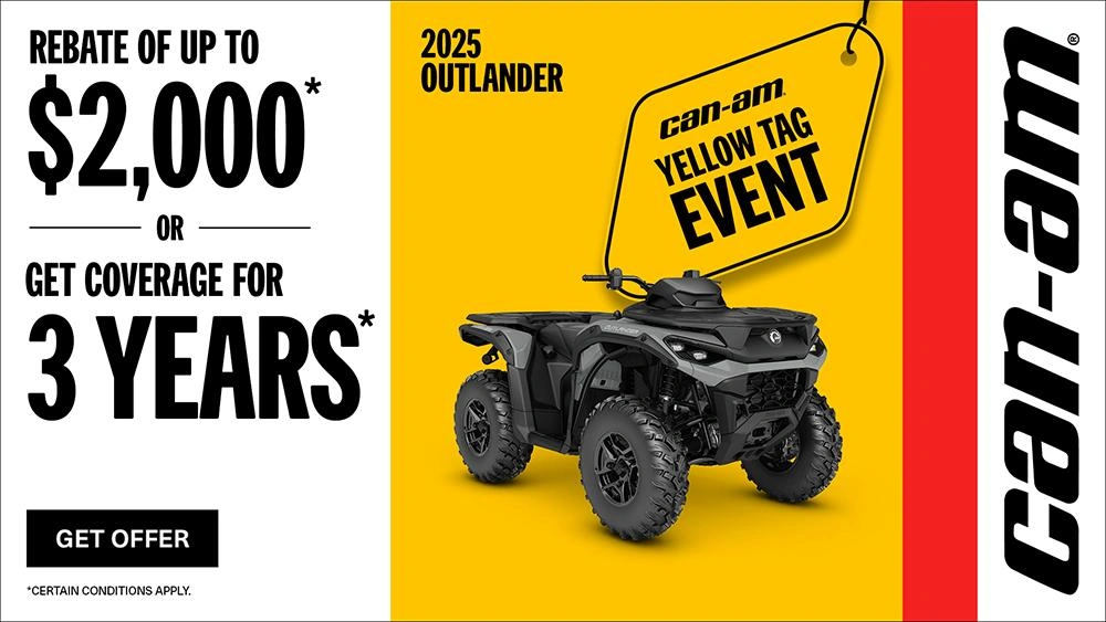 Rebate of up to $2000 or get 3 years of coverage on select 2025 Outlander alt