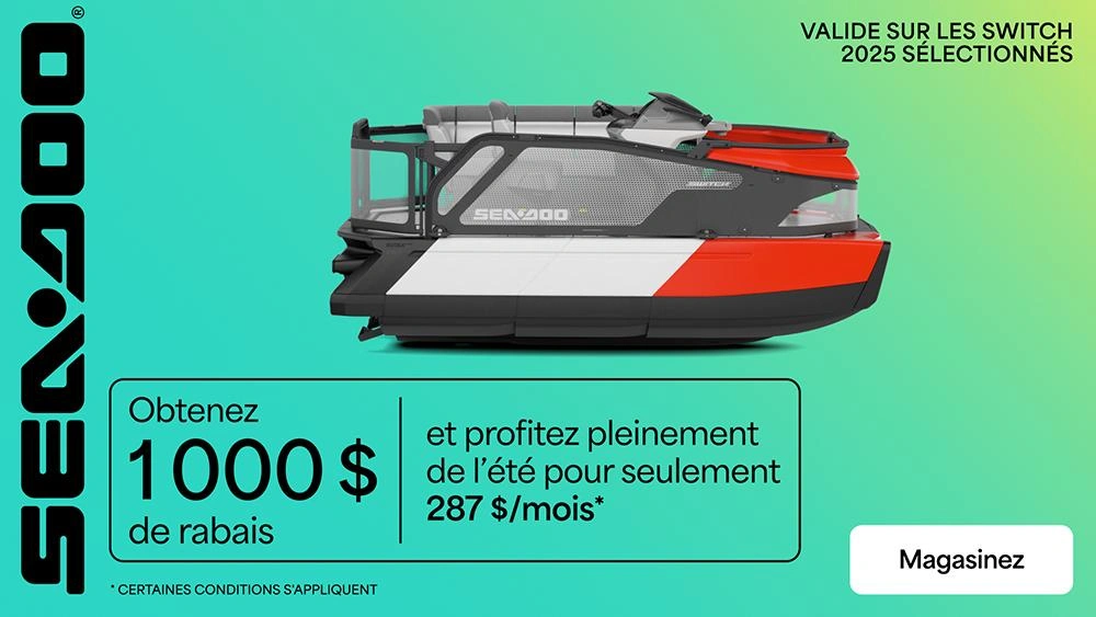 Obtenez 1,000 de rabais et payez seulement 287$/mois sur les modèles Switch 2025 sélectionnés alt