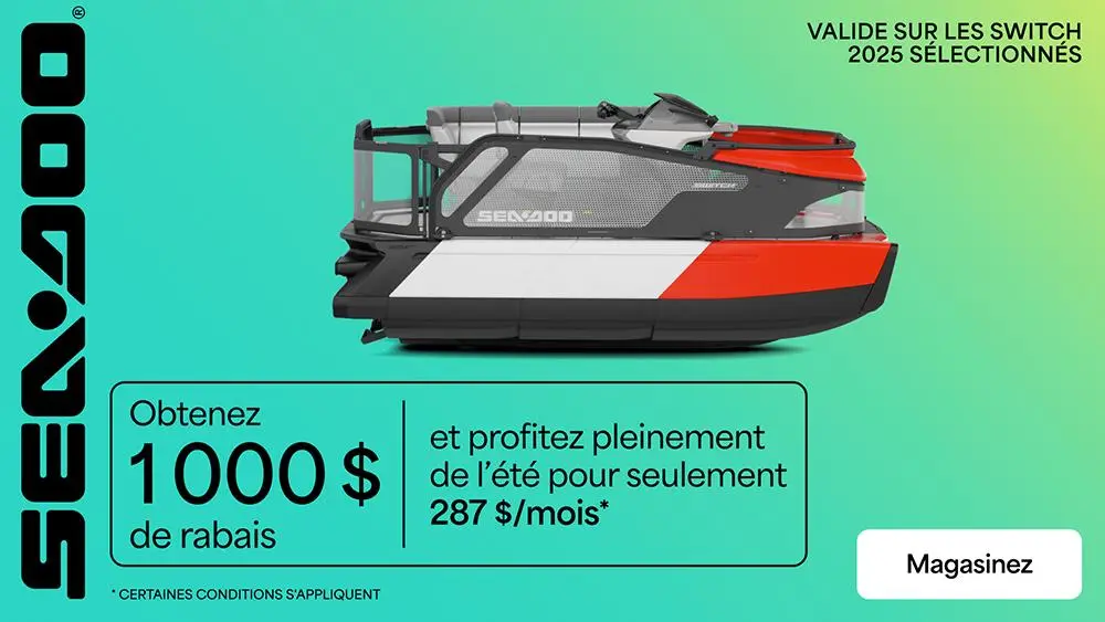 Obtenez 1,000 de rabais et payez seulement 287$/mois sur les modèles Switch 2025 sélectionnés