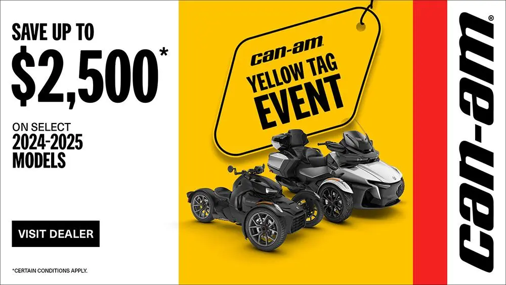 Save up to $2,500 on select 2024-2025 models (yellow tag)