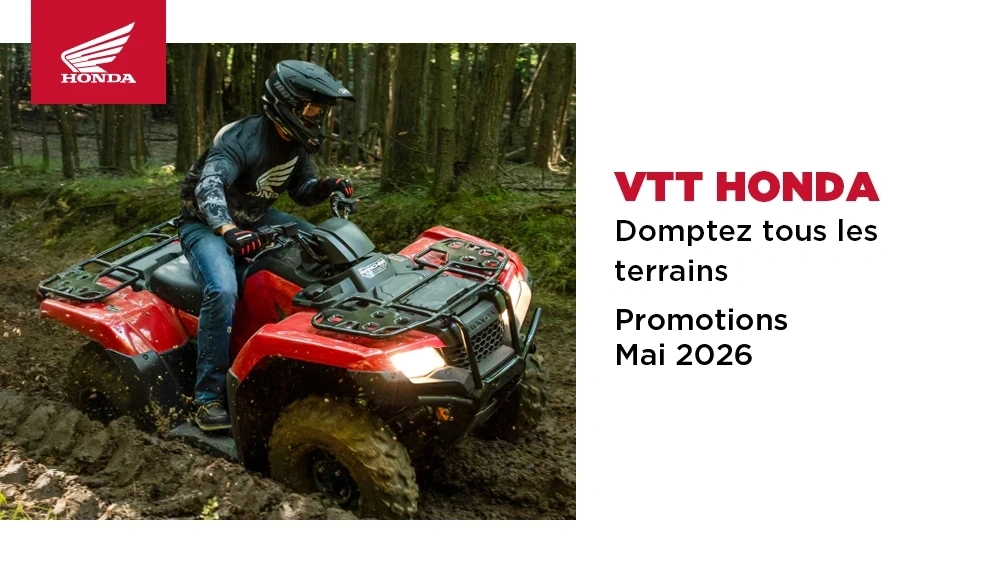 VTT Honda – Domptez tous les terrains alt