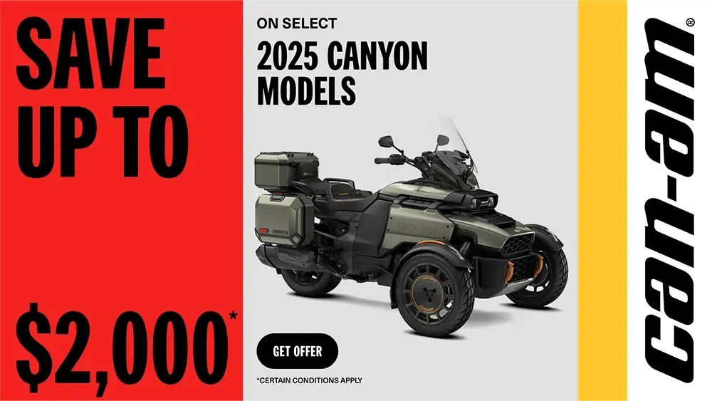 Save up to $2,000 on 2025 Canyon models