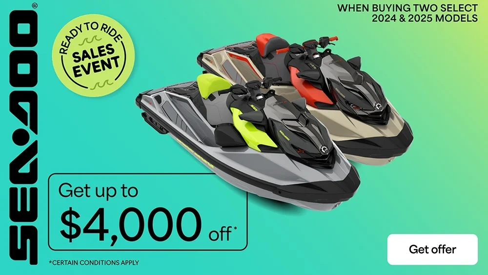 Get up to $4,000 off when buying two select 2024 & 2025 PWC models alt