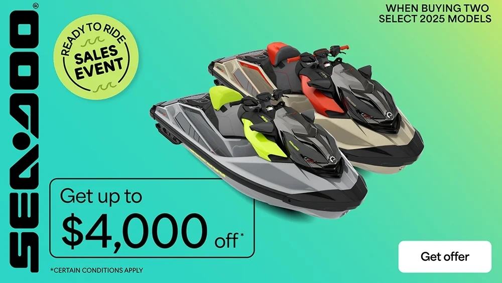 Get up to $4,000 off when buying two select 2025 PWC models alt