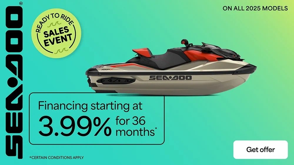 Financing starting at 3.99% for 36 months on all 2025 models alt