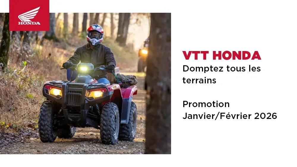 VTT Honda – Domptez tous les terrains