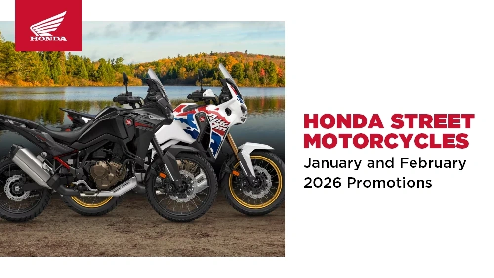 Honda Street Motorcycles – January and February 2026 Promotions alt