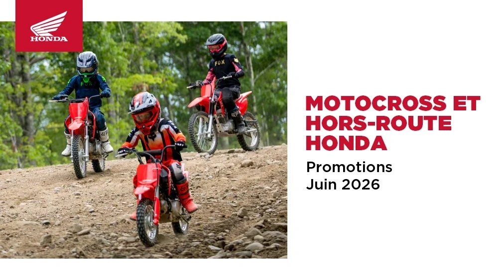 Motocross / Hors-route Honda – Offres exceptionnelles alt
