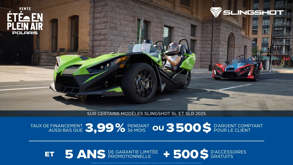 Promo All Out Summer - Modèles Slingshot SL & SLR 2025 alt