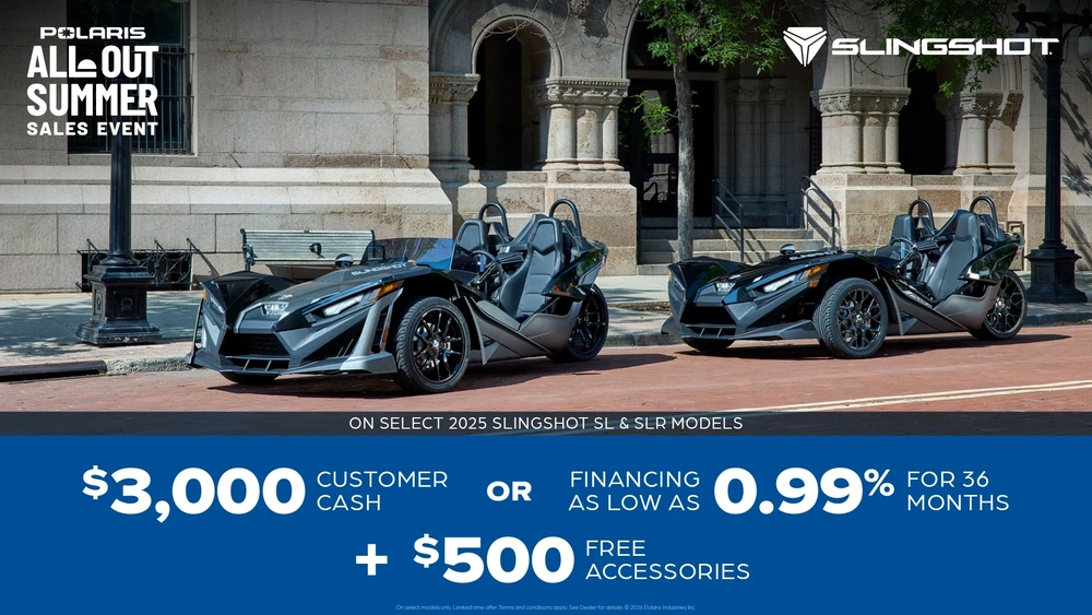 All Out Summer - 2025 Slingshot SL and SLR models alt