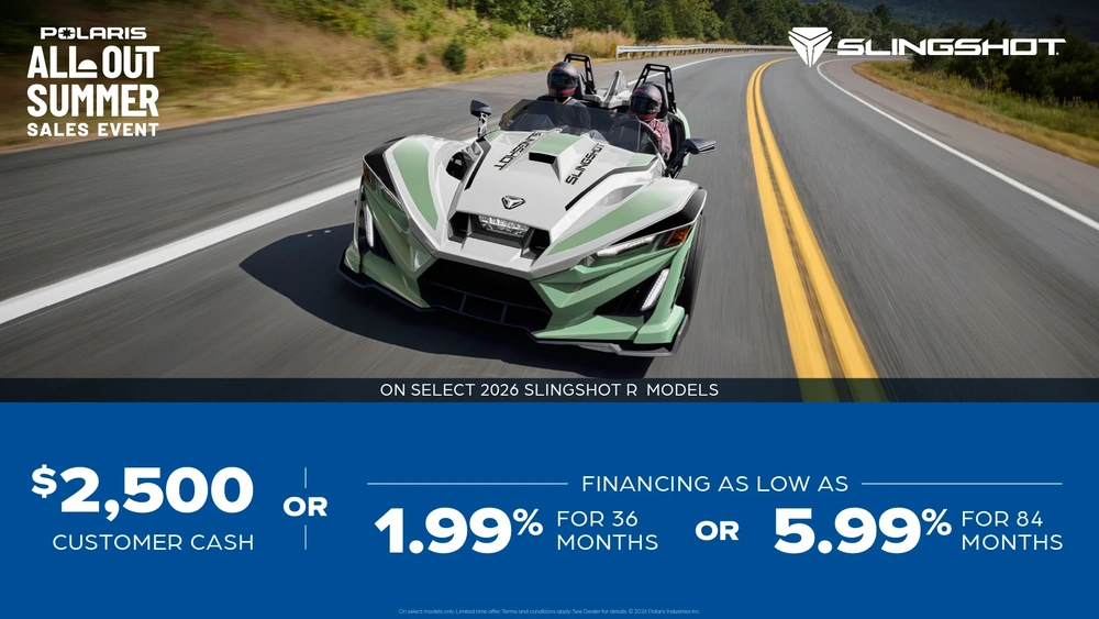 All Out Summer - 2026 Slingshot R Models alt