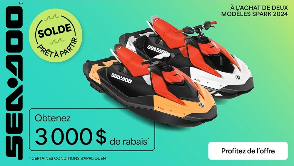 Obtenez 3 000 $ de rabais à l'achat de deux modèles Spark 2024 alt