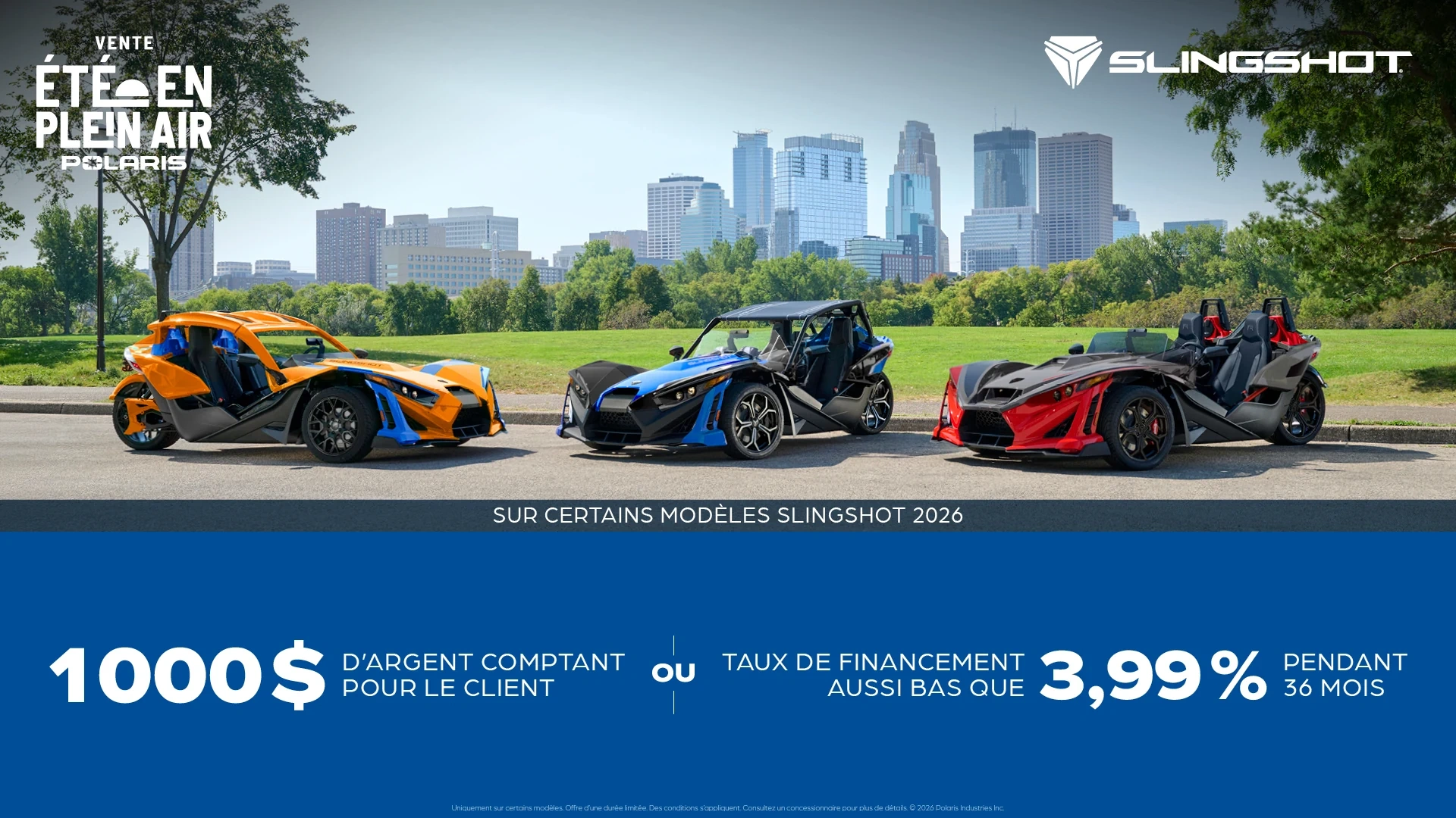 Promo All Out Summer - Modèles Slingshot 2026 alt