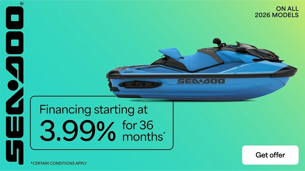 Financing starting at 3.99% for 36 months on all 2026 models alt