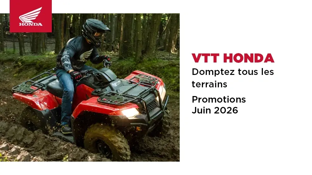 VTT Honda – Domptez tous les terrains