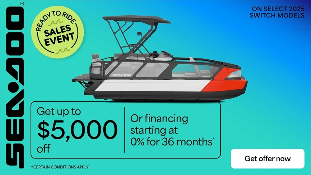 Get up to $5,000 off or financing starting at 0% for 36 months on select 2025 Switch models alt