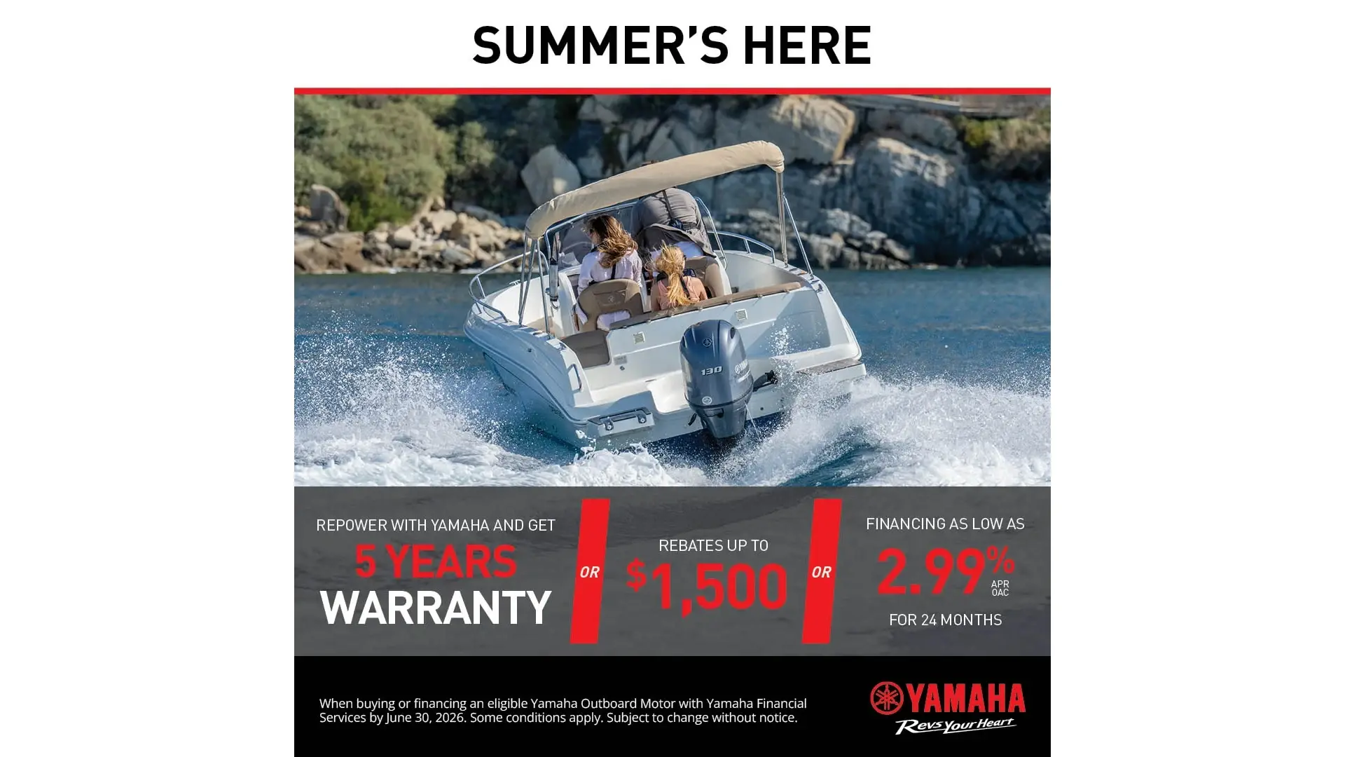 Summer's Here Sales Event - Outboard Motors