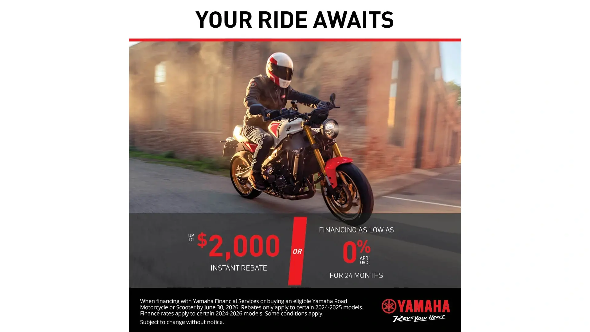 Your Ride Awaits Sales Event