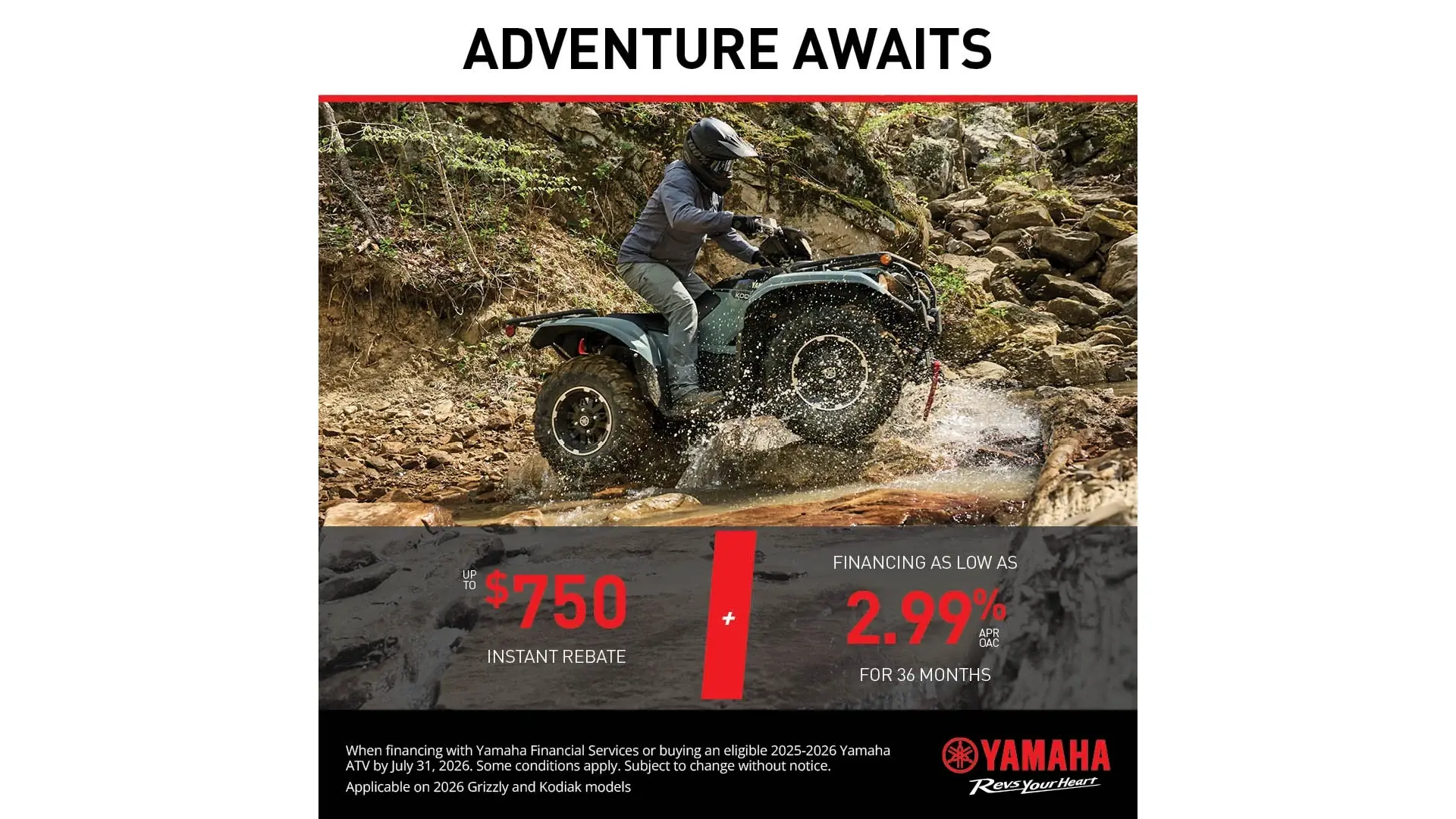 Adventure Awaits Sales Event - ATV