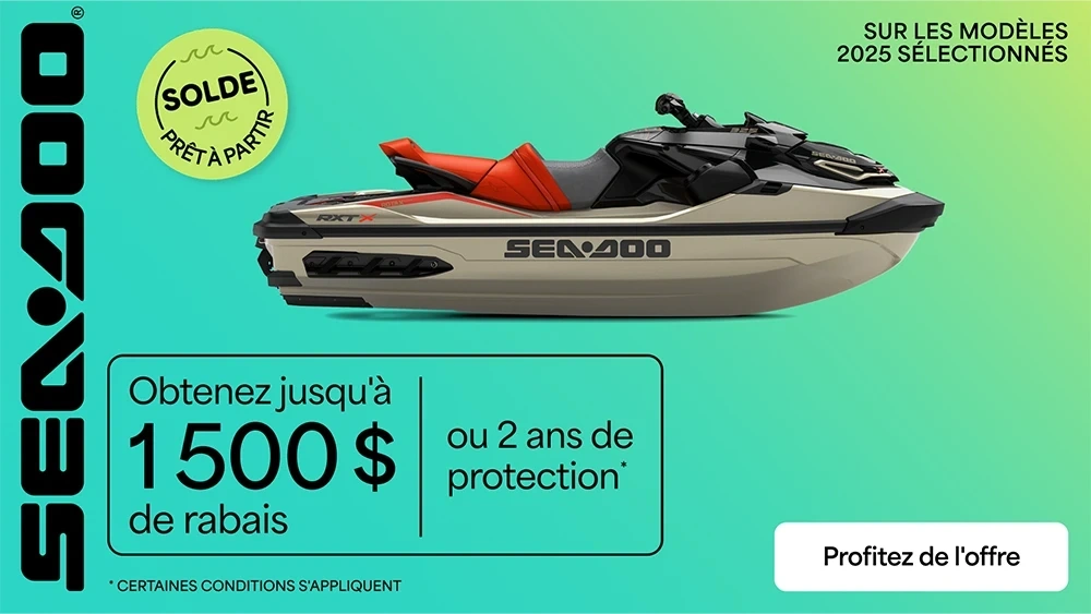 Obtenez jusqu'à 1 500 $ de rabais ou 2 ans de protection sur les modèles 2025 sélectionnés alt