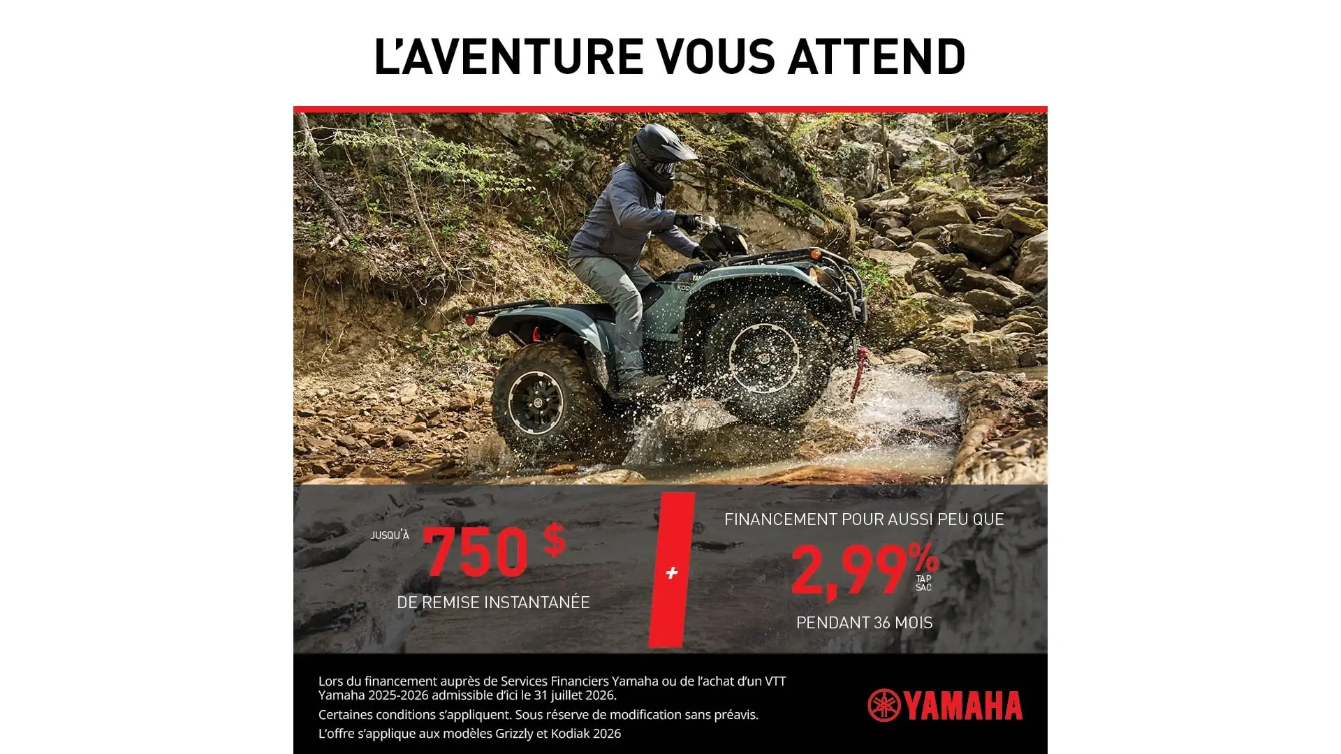 La vente l'aventure vous attend - VTT